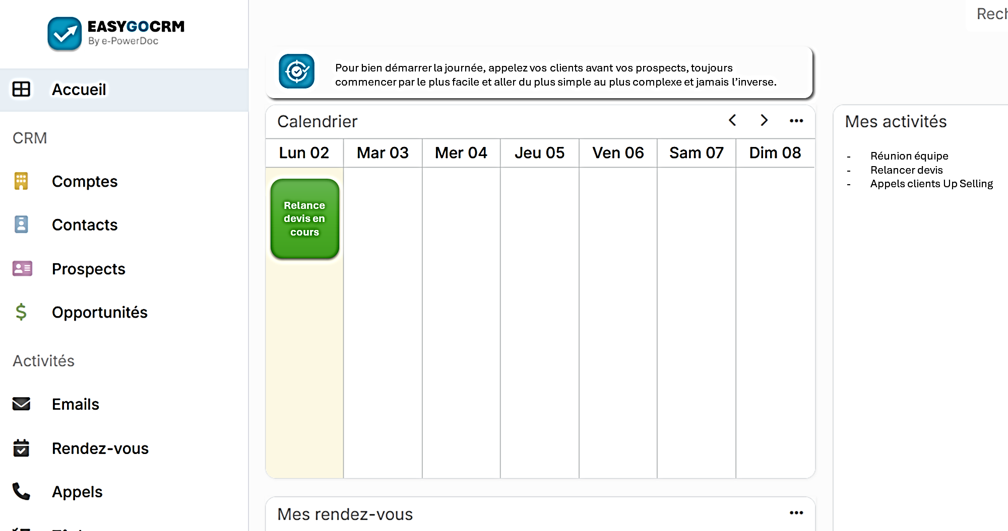 Front Office Dashboard