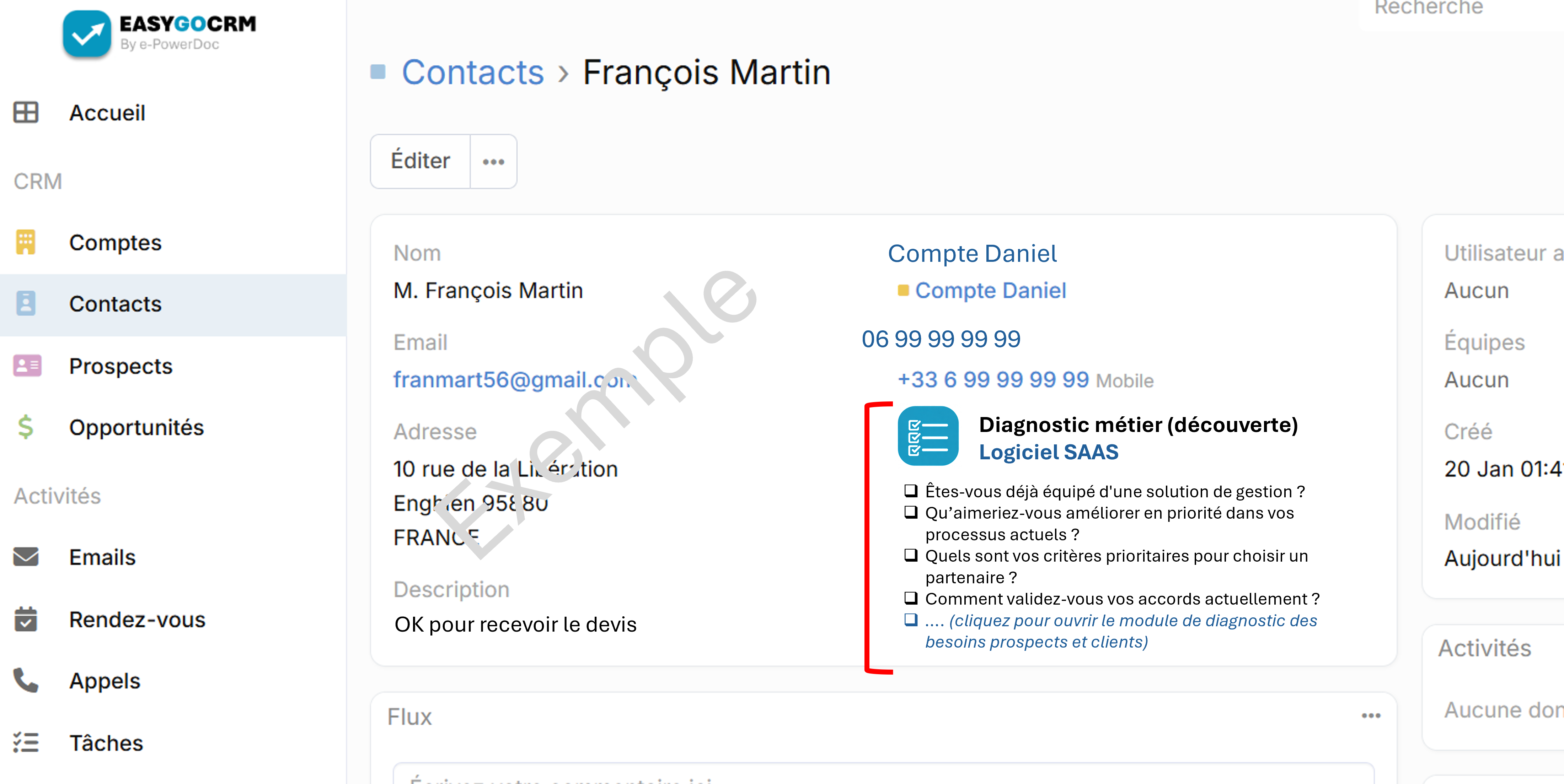 Front Office Découverte